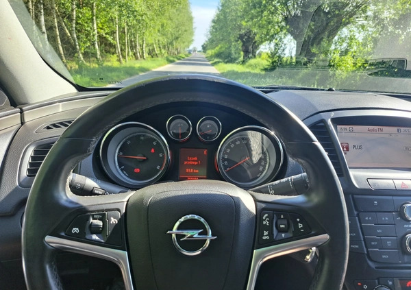 Opel Insignia cena 20900 przebieg: 260000, rok produkcji 2011 z Ząbkowice Śląskie małe 254
